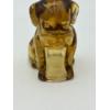 Image 1 : Adorable Degenhart Vintage Glass Dog Figurine- Golden Glo
