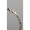 Image 2 : 8" Sterling Silver Herringbone Bracelet - Weight: 5.4g