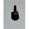Image 2 : Gorgeous 14K Pink Gemstone Starburst Ring - Size 7 - 3.9 Grams