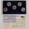 Image 9 : B/U MINT!!! 1999 50 State Quarters Program Gold Edition, Denver, And Philadelphia Coin Sets 