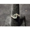 Image 15 : Six Sterling Silver Rings Including Blue Topaz, Green Amethyst & More - Total Weight: 14.3 Grams