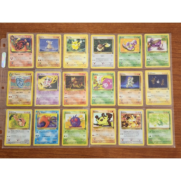 18 Assorted Vintage Pokemon Trading Cards Including Many ROCKET SET, Dark Charmeleon & More!
