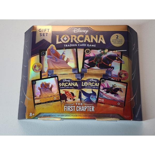 Sealed Brand New Disney Lorcana Trading Card Game "The First Chaper" Gift Set