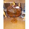 Image 5 : Vintage Fenton Amber Ruffled Glass Lot - See Pics