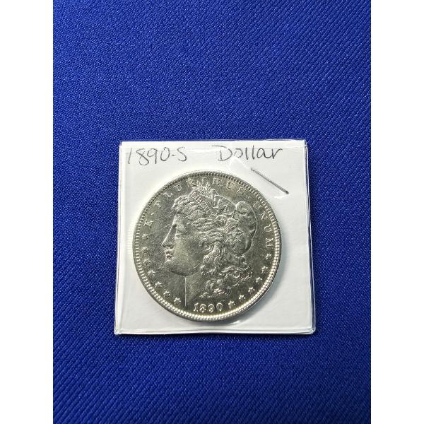 1890- S Morgan Silver Dollar - Beautiful High-Grade Coin!