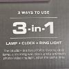 Image 7 : Monster Smart IlluminEssence Studio+ 10" Smart Ring Lamp 5 Piece Lighting Kit