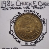 Image 3 : Six Assorted Chuck E. Cheese Game Tokens Dating Back to 1983 
