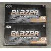Image 1 : New! Two Boxes Of Fifty Blazer Brass Cartridge Centerfire 9MM Luger 124 Grain FMJ Pistol Cartridges 