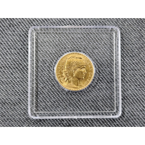 1910 France 20 Franc 90% Gold Coin ~ AGW: 0.1867 Oz ~ Beautiful Coin Perfect For Any Collector! 