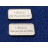 Image 1 : x2 USCG .999 Fine Silver 1 Gram Bars