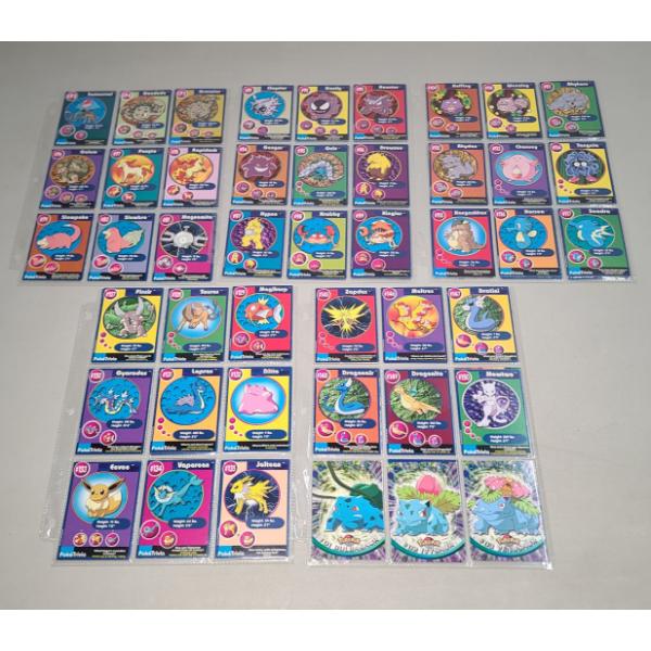 Collection Of 1990's Promotional Burger King Pokémon Poke Trivia Cards 