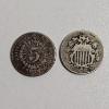 Image 1 : 1866/67 Shield Nickels FV: $.10