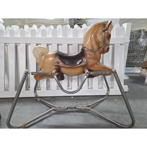 Vintage Childs Spring Horse Toy 40"x36"