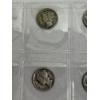 Image 9 : 90% Silver Mercury & Roosevelt Dimes - Various Years - FV $1.50 - 11 Mercury Dimes - 4 Roosevelt