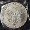 Image 3 : 2002 United States 1 Oz .999 fine Silver Eagle - See Pics   Very Slight Toning