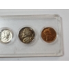 Image 4 : 1945 U.S. Mint Set Including 90% Silver Half Dollar, Quarter, Dime, 35% Silver Nickel