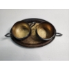 Image 2 : Silver-Played Sugar and Creamer Set with Tray - WM. A Rogers Total Weight: 398.9g