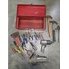 Image 1 : Red Popular Mechanic Tool Box With Great Tool Collection Including Pliers, Screwdrivers, Ingersol Ra