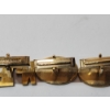 Image 9 : 2 Sets of Gold-Filled ALM Initial Cufflinks Total Weight: 14.8g