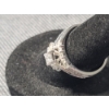 Image 6 : 14K White Gold 3/4 CTW Diamond Bridal Set Ring From Helzberg Diamonds W/ Warranty 