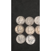 Image 2 : Assorted Years/Mint Marks 90% Silver Mercury Dimes - Face Value: $1.00