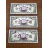 Image 1 : 3 - One Million Dollar Happy Birthday Bucks In Protective Holders - Mint Condition