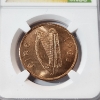 Image 2 : NGC Brilliant Uncirculated 1968 Ireland Penny "Lucky Irish Penny"