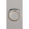 Image 5 : Sterling Silver Inlaid Turquoise Ring - Size 12 & Sterling Silver Italian Horn Pendant - TW: 7.1g