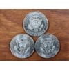 Image 5 : Three 40% Silver United States Kennedy Half Dollars ~ $1.50 Face Value