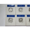 Image 2 : x10 Assorted Years 90% Silver Mercury Dimes FV: $1.00