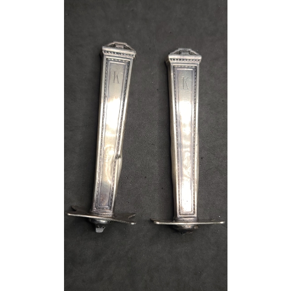 (2) Sterling Silver Handles - Total Weight: 178.3g