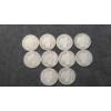 Image 1 : Assorted Years 90% Silver Barber Dimes Face Value: $1.00