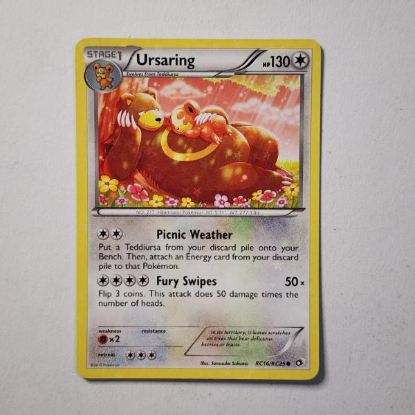 Ursaring RC16/RC25 Unique Holo Vintage Pokemon Trading Card
