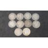 Image 1 : Assorted Years Barber/Washington Head 90% Silver Quarters- Face Value: $1.50 