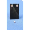 Image 1 : 14K Gold Pendant & Earring Set With Beautiful Purple Stones - Total Weight: 2.0g