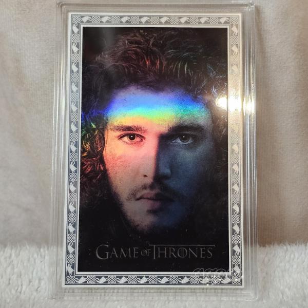 Game Of Thrones Blind Box Series Tier 1 Jon Snow 5g .999 Pure Silver Color Finish Trading Card