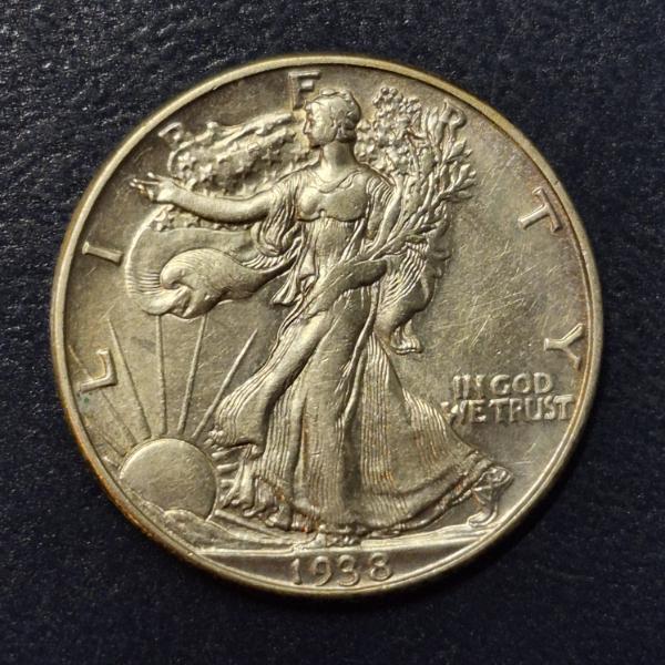 1938 D Walking Liberty Half Dollar - High Grade See Pics