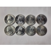 Image 1 : $2.00 Face Value in 90% Silver Quarters - Brilliant Condition