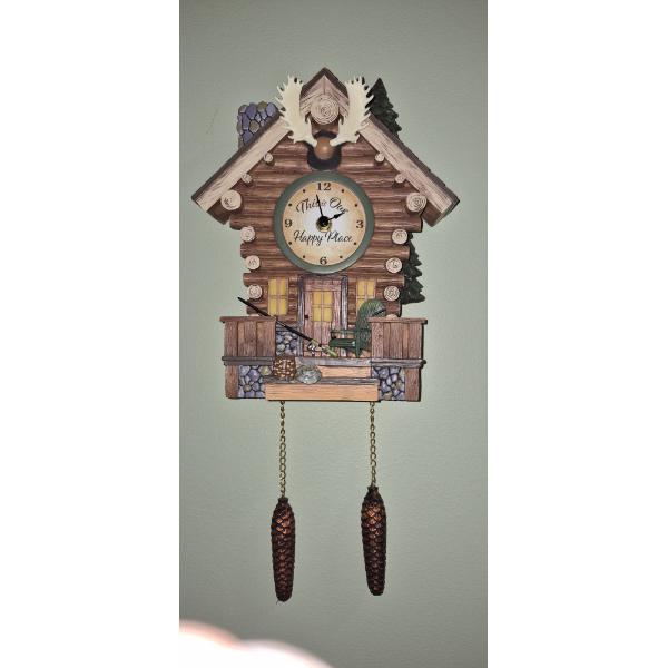 PICKUP IN NORTHFIELD - Battery Operated Cuckoo Clock As Shown - No Pendulum - See Pics 