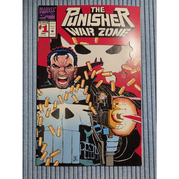 Marvel #1 The Punisher War Zone Comic In Great Condition