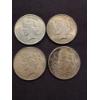 Image 1 : 4 United States Silver Dollars - 1922 & 1923 - Peace Dollars - Great Condition