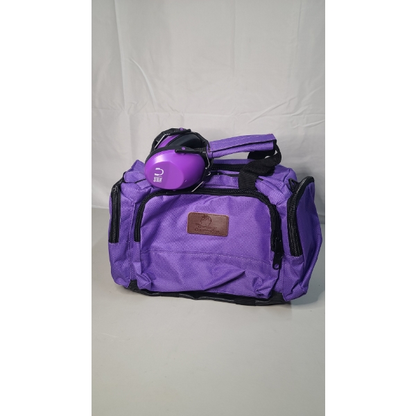 The Outdoor Connection Duffle Bag & Pro For Sho 34dB NRR Noise Reduction Earmuffs