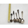 Image 10 : Lot of 5 Assorted Unique Sterling Silver Spoons Total Weight: 80.0g