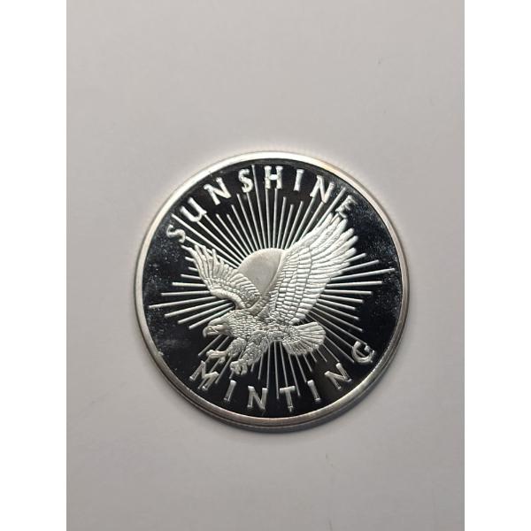 Sunshine Minting 1/2 Troy Oz .999 Fine Silver Round