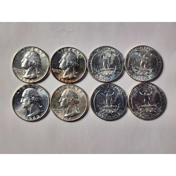 $2.00 Face Value in 90% Silver Quarters - Great Condition