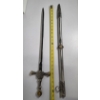 Image 2 : Metal 25'' Decorative Sword With Scabbard In Good Condition