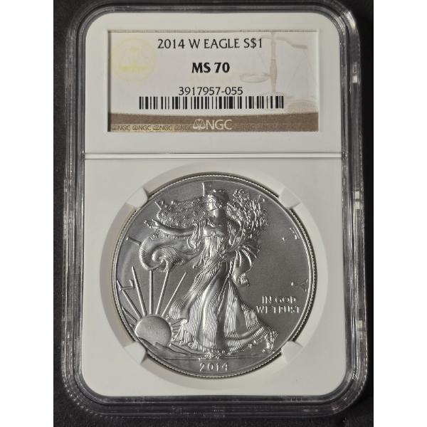NGC MS70 2014W American Silver Eagle
