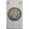 Image 2 : 1903 90% Silver Barber Quarter