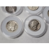 Image 5 : Assorted U.S. Coins: 90% Silver Mercury Dimes, Proof-Like Roosevelt Dime, 1886 Three-Cent Nickel