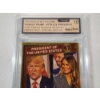 Image 2 : Limited Run - Special Edition - Donald Trump 47th President & First Lady Card Graded Trump 10